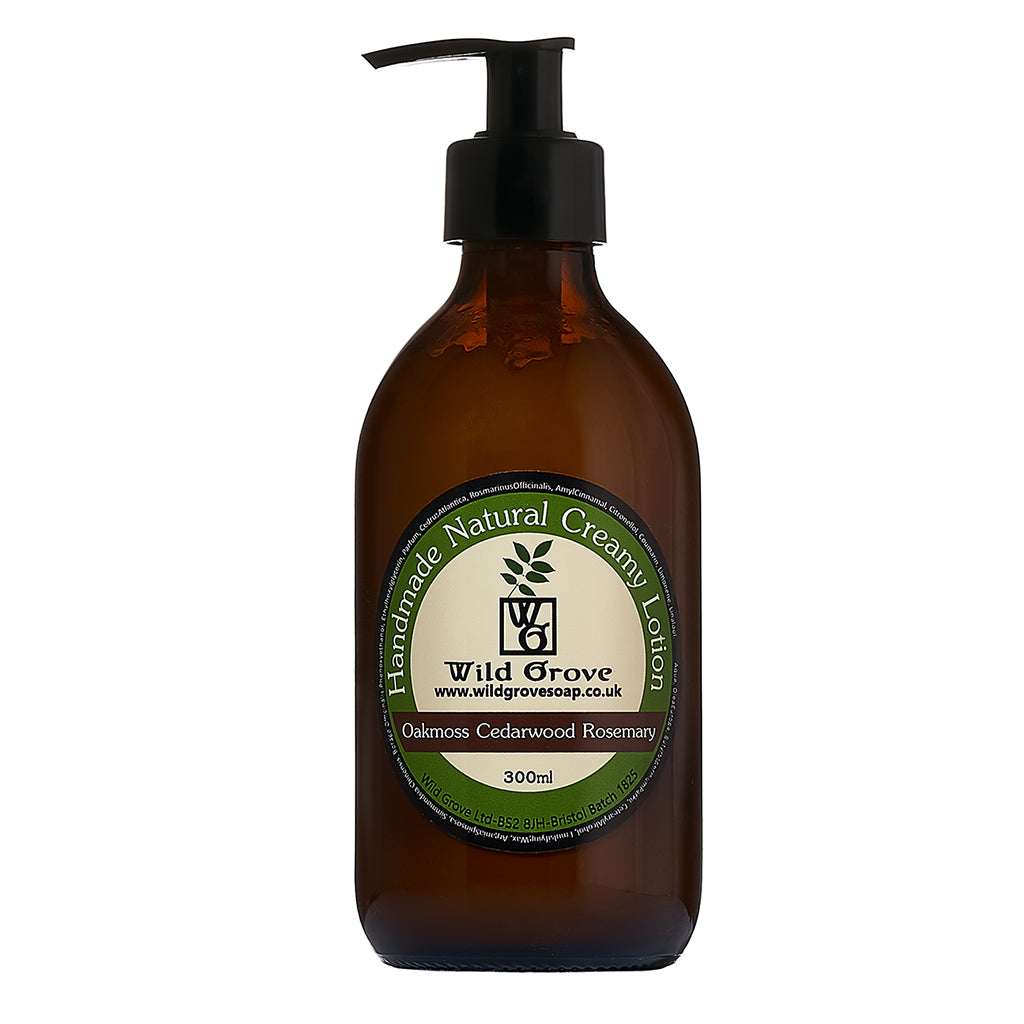 Oakmoss Cedarwood Rosemary Lotion – Wild Grove